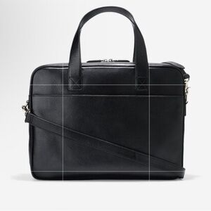 Cole Haan Black Leather Men's Messenger Bag